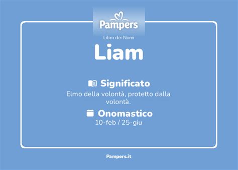 significato nome liam